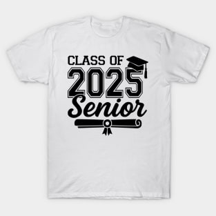 Class of 2025 Senior Graduation High School College Grad Gift T-Shirt